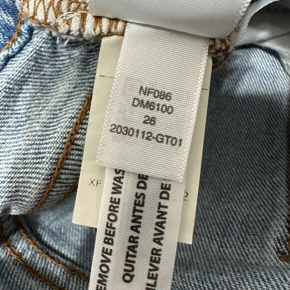 Madewell Jeans Women Size 26 Perfect Vintage Crop Straight High Rise Distressed - Picture 12 of 14